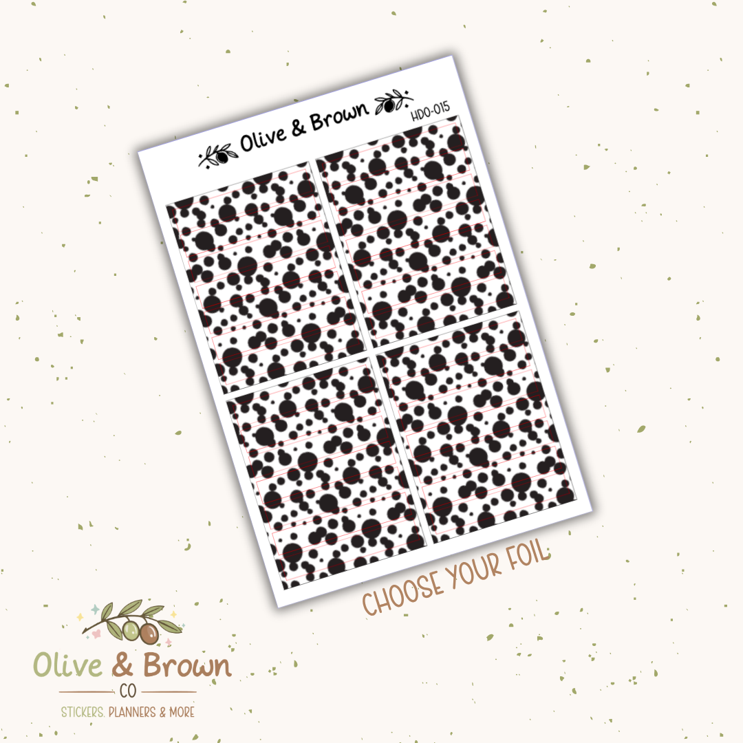 Header Overlay Sticker Sheet II HDO-015