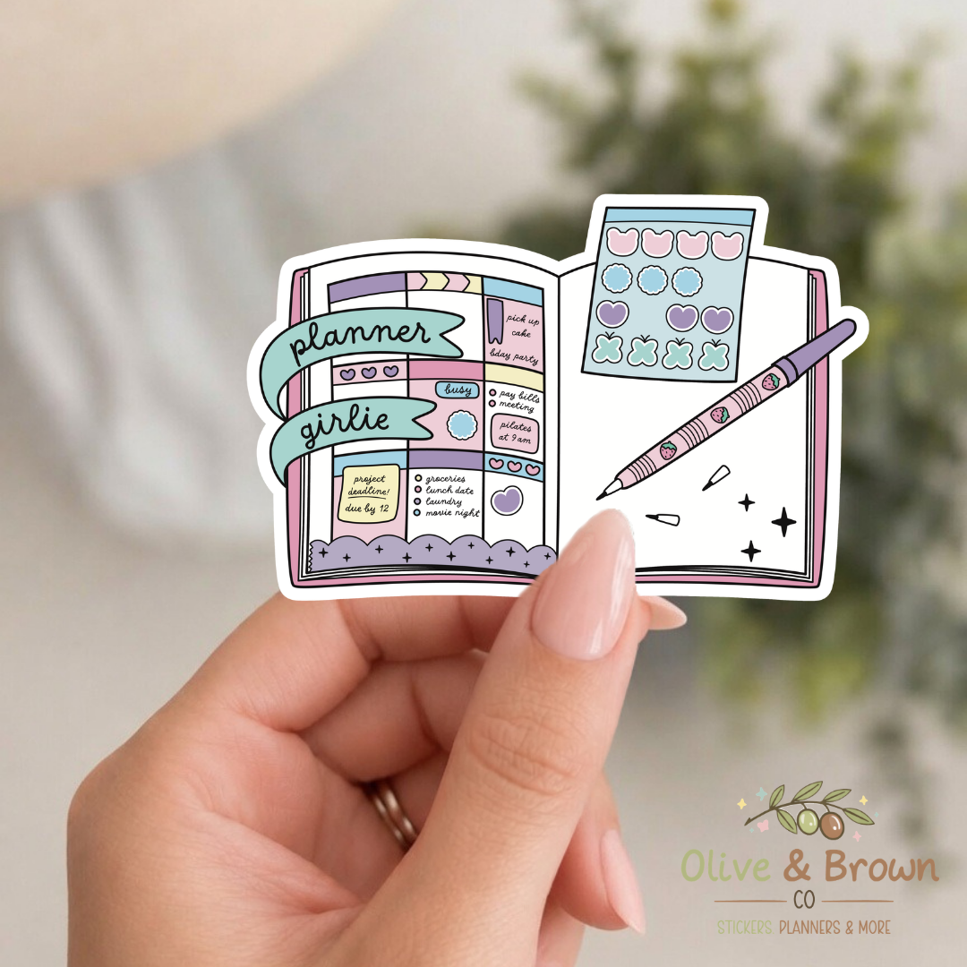 Planner Girlie II Vinyl Die- Cut