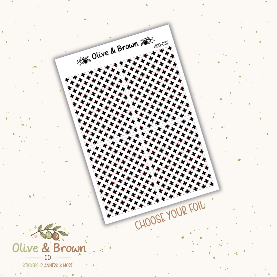 Header Overlay Sticker Sheet II HDO-032