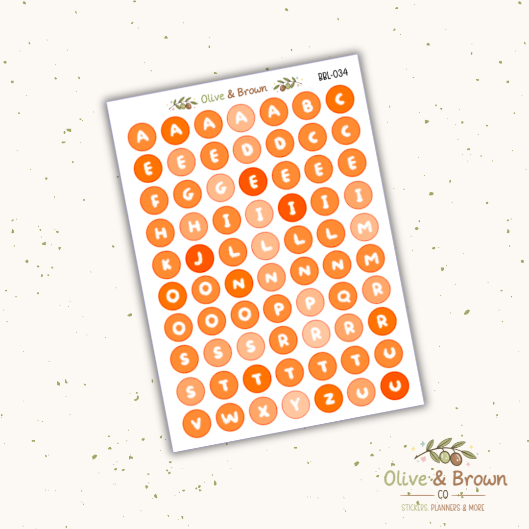 Bubble Letter Sheets II V1