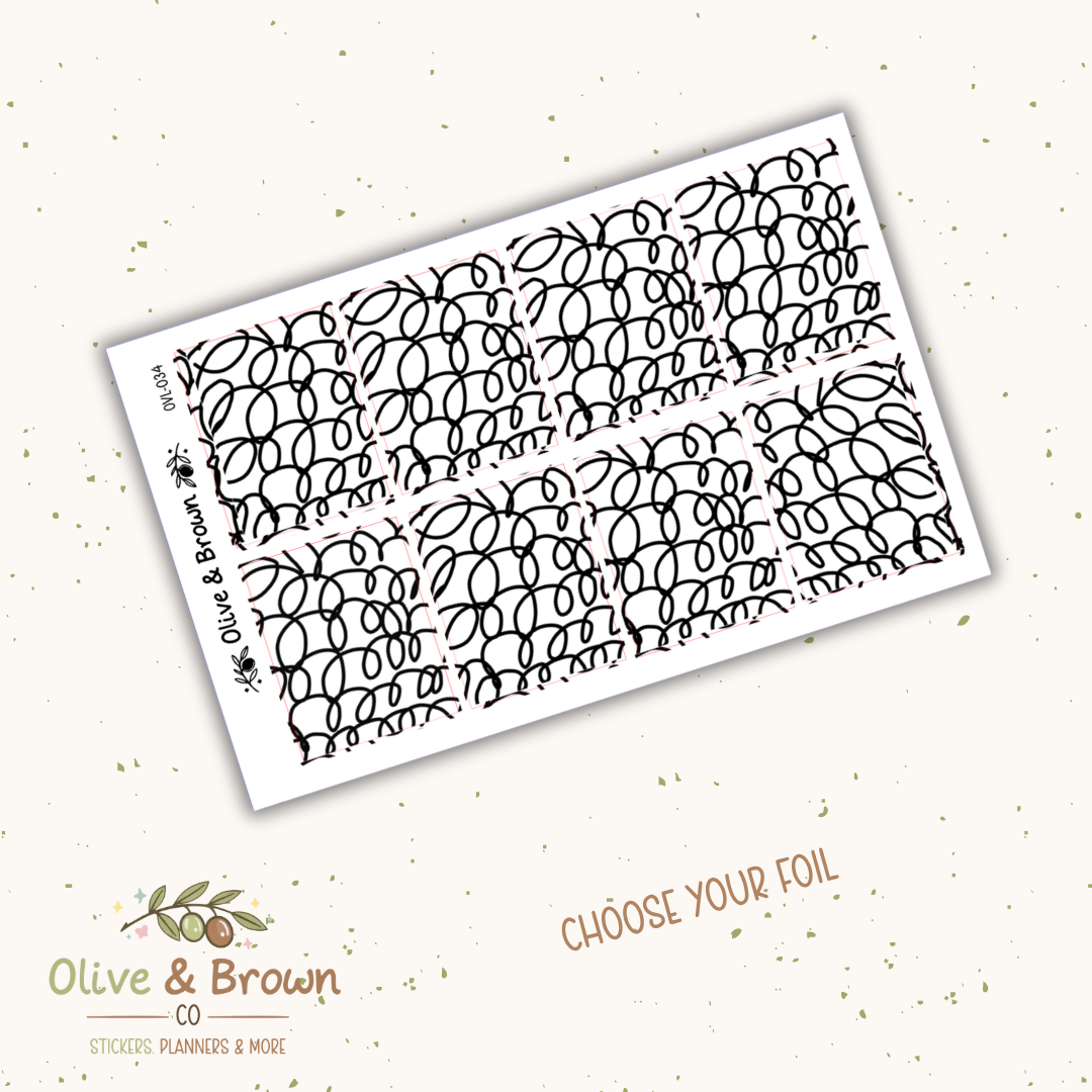 Underlay & Overlay Sticker Sheet II OVL-034