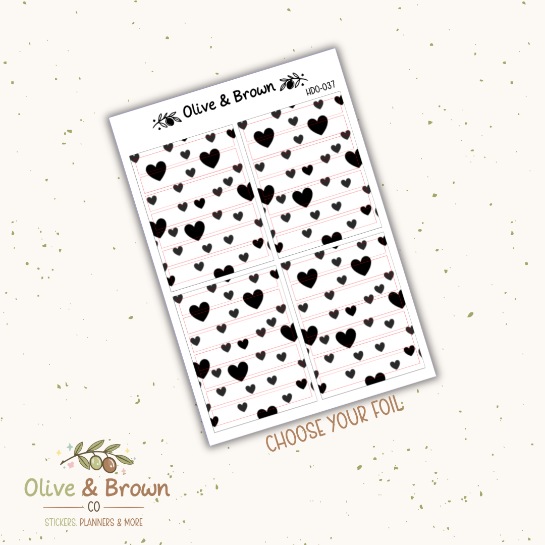 Header Overlay Sticker Sheet II HDO-037