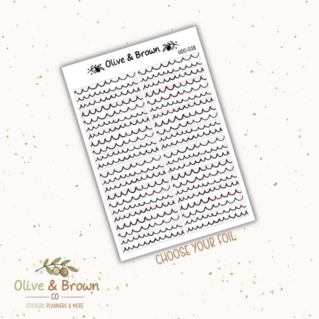 Header Overlay Sticker Sheet II HDO-038