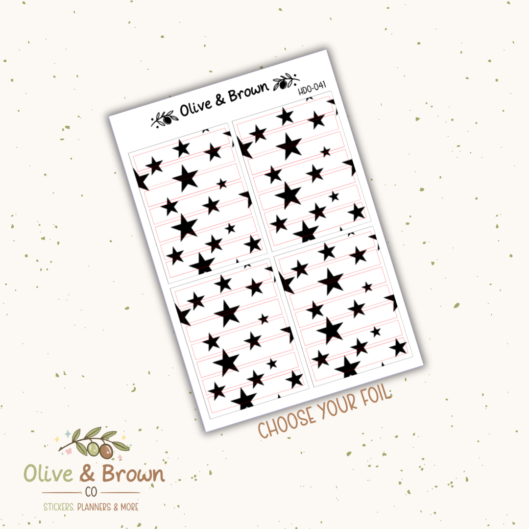 Header Overlay Sticker Sheet II HDO-041