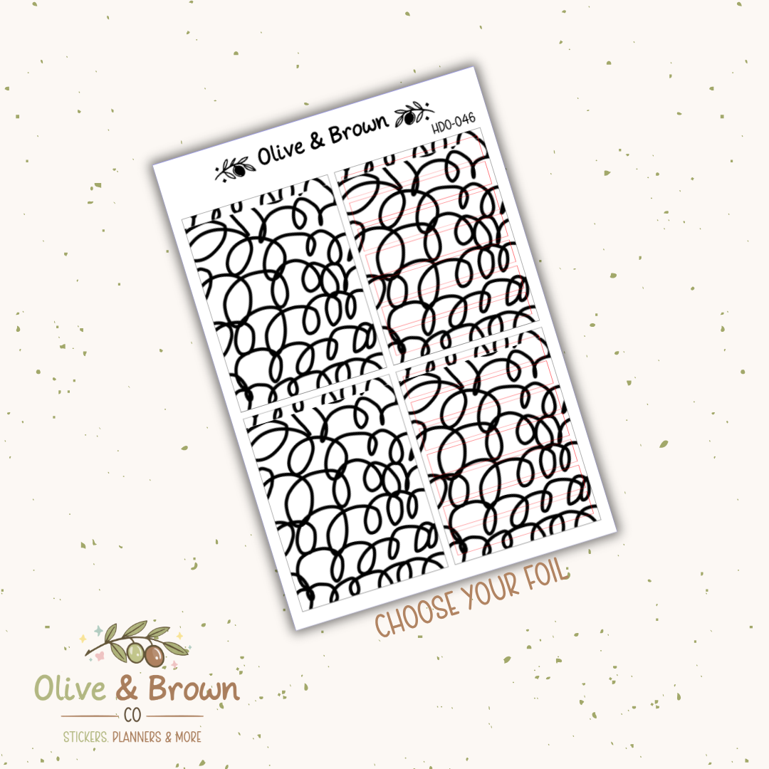 Header Overlay Sticker Sheet II HDO-046