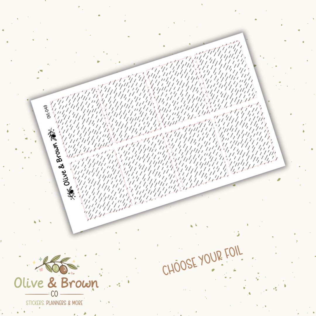 Underlay & Overlay Sticker Sheet II OVL-049