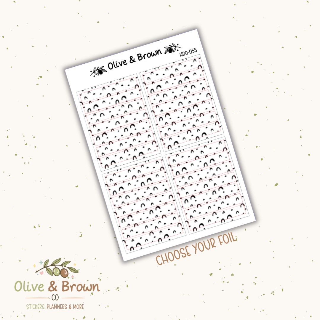 Header Overlay Sticker Sheet II HDO-055