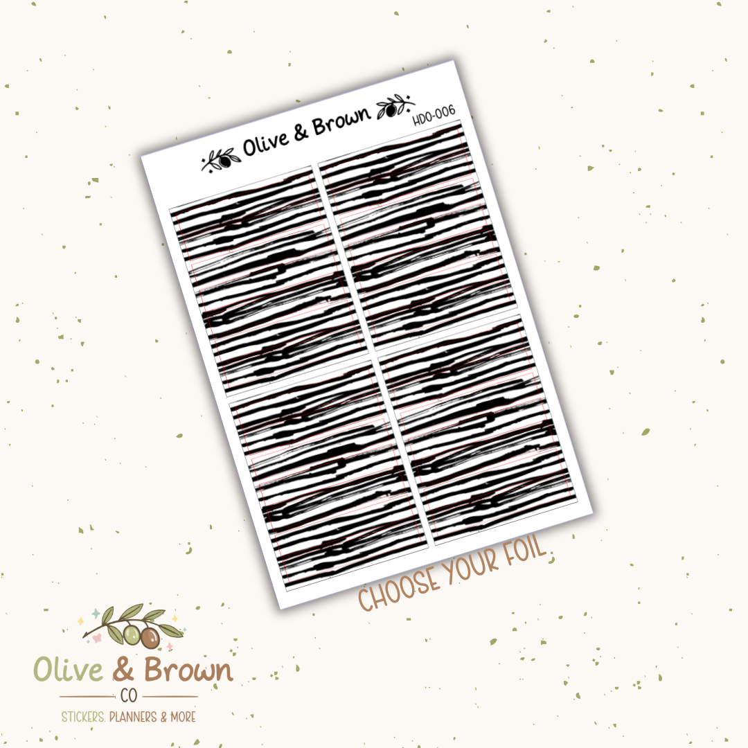 Header Overlay Sticker Sheet II HDO-006