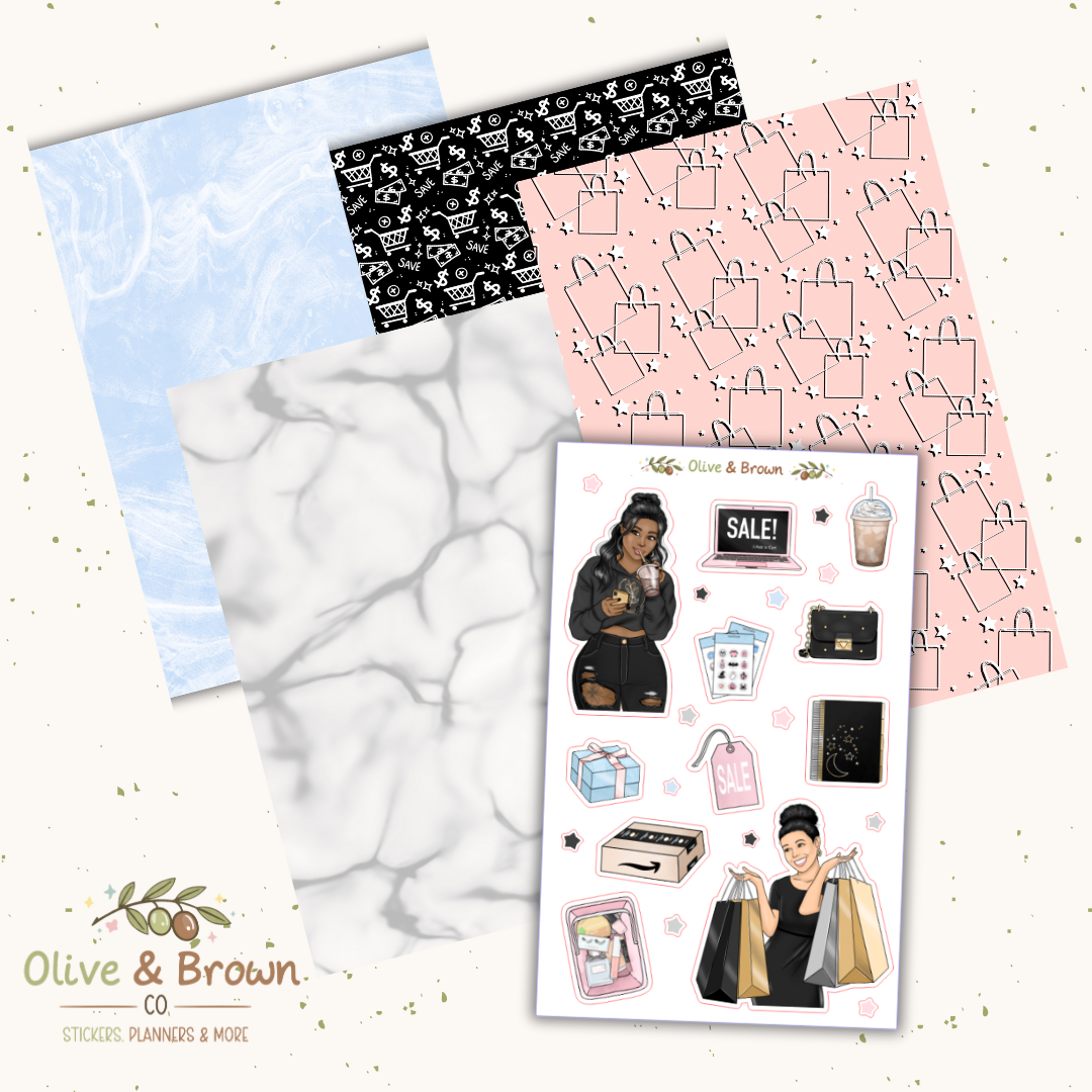 Shopping Spree II Junk Journaling Kit