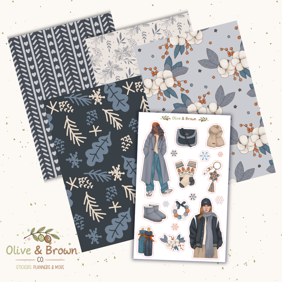 Cold Outside II Junk Journaling Kit