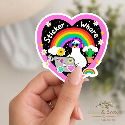Sticker Whore II Vinyl Die- Cut