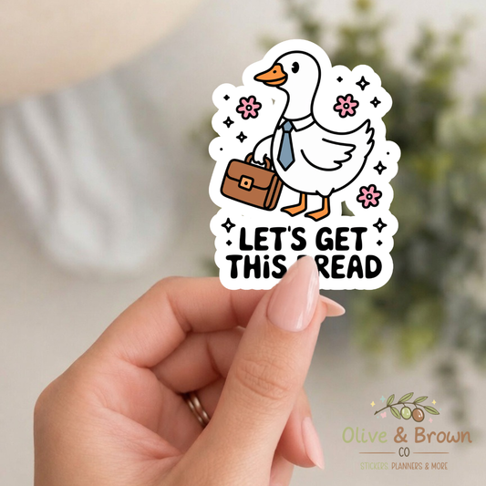 Let's Get This Bread II Vinyl Die- Cut