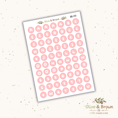 Bubble Letter Sheets II V1