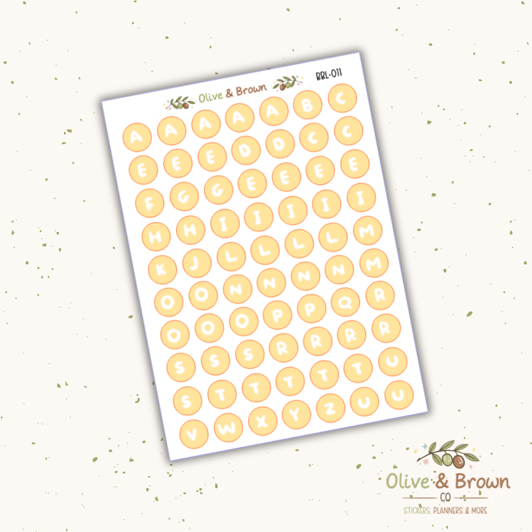 Bubble Letter Sheets II V1