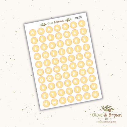 Bubble Letter Sheets II V1