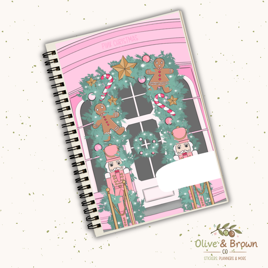Pink Xmas II Full Cover Sticker