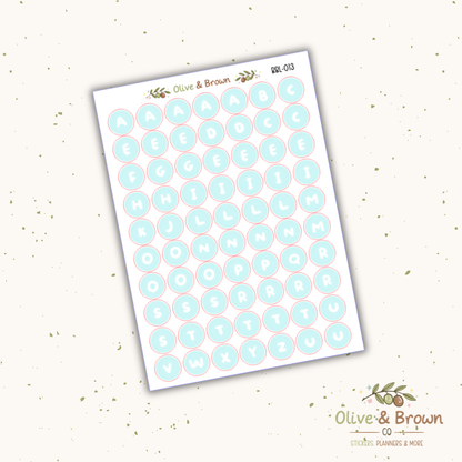 Bubble Letter Sheets II V1