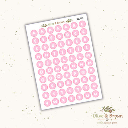 Bubble Letter Sheets II V1
