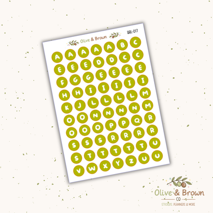 Bubble Letter Sheets II V1