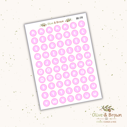 Bubble Letter Sheets II V1
