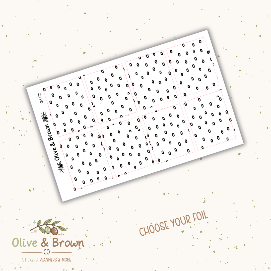 Underlay & Overlay Sticker Sheet II OVL-019