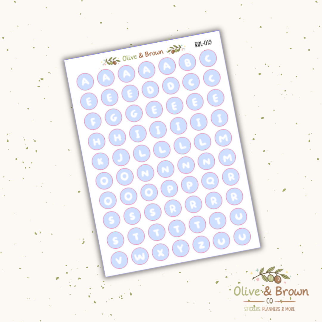 Bubble Letter Sheets II V1