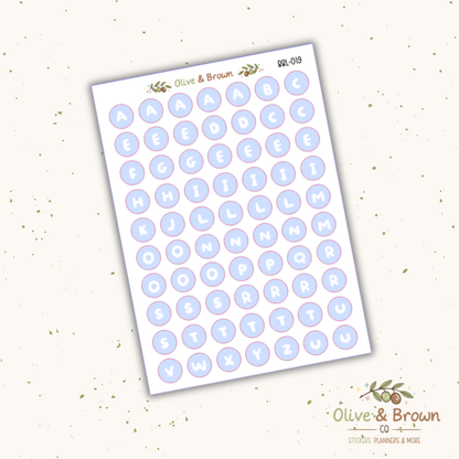 Bubble Letter Sheets II V1