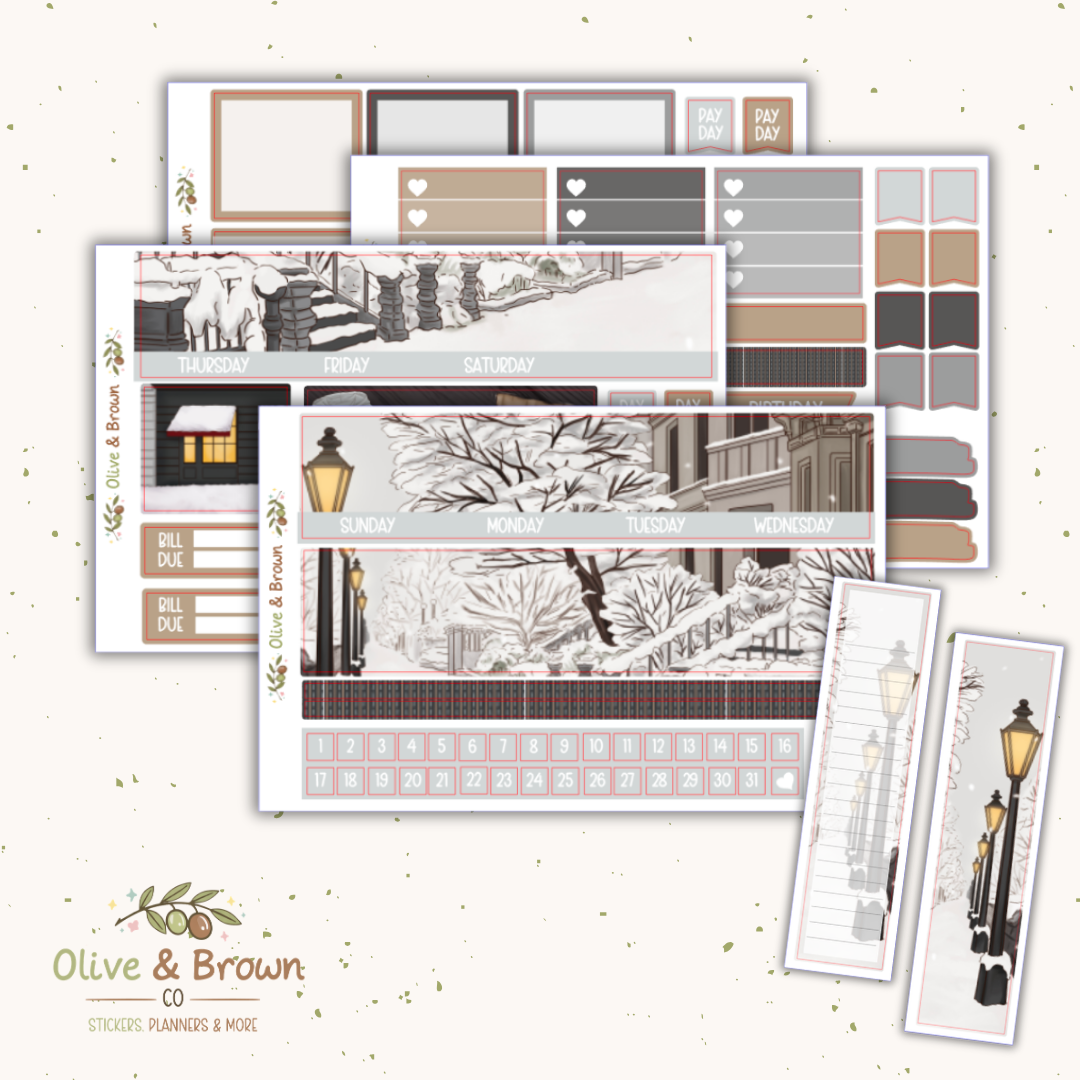 Winter Streets II Monthly Kit