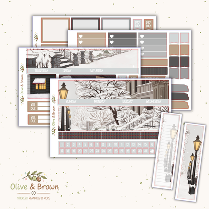 Winter Streets II Monthly Kit