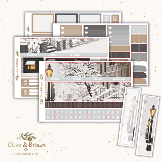 Winter Streets II Monthly Kit