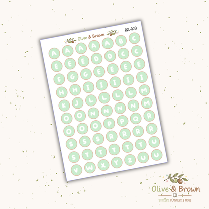Bubble Letter Sheets II V1
