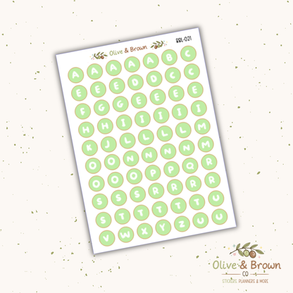 Bubble Letter Sheets II V1