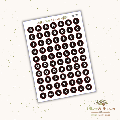 Bubble Letter Sheets II V1