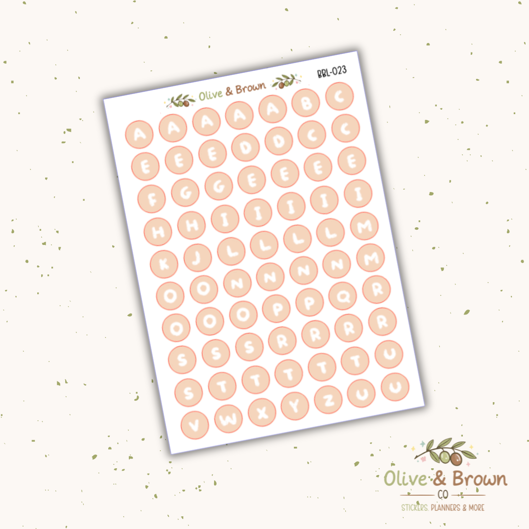 Bubble Letter Sheets II V1
