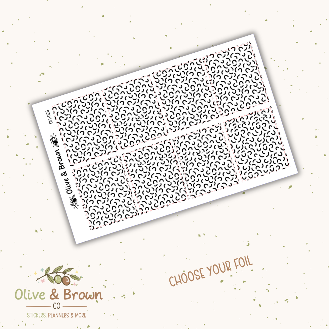 Underlay & Overlay Sticker Sheet II OVL-026