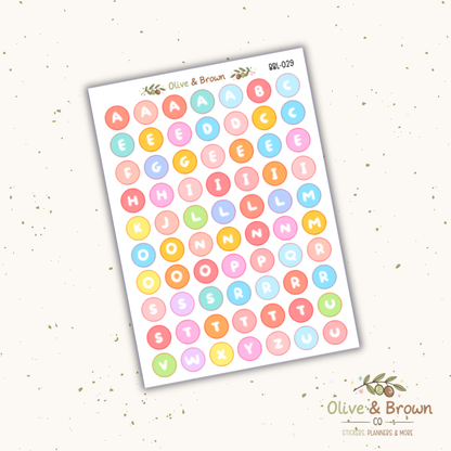 Bubble Letter Sheets II V1