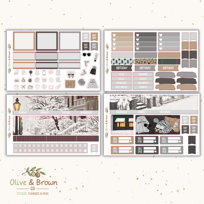 Winter Streets II Monthly Kit
