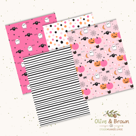 Halloween Doodles II Journal Backgrounds