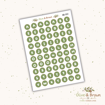 Bubble Letter Sheets II V1