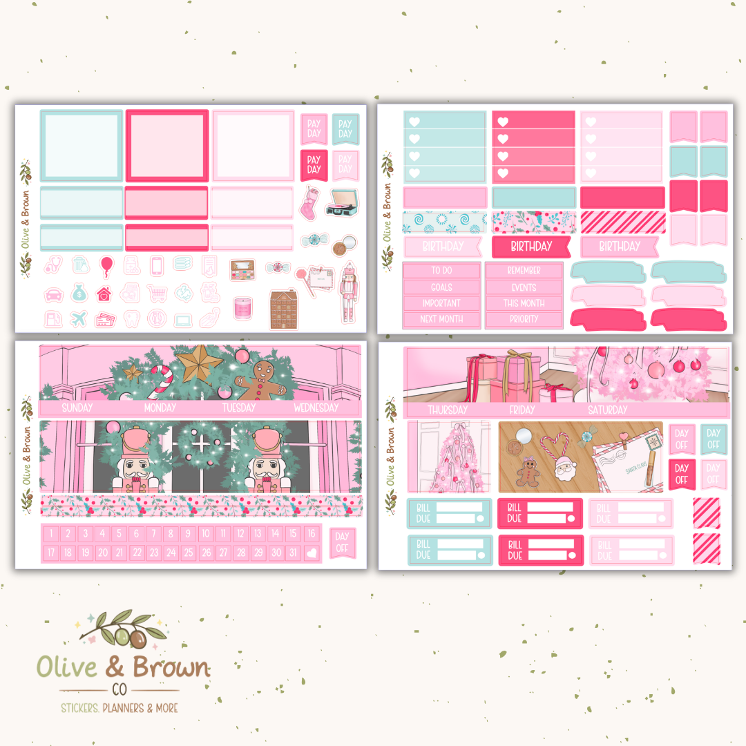 Pink Xmas II Monthly Kit
