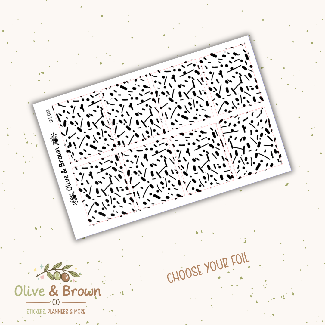 Underlay & Overlay Sticker Sheet II OVL-033