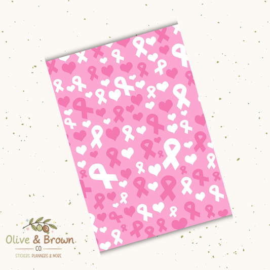 Think Pink Journaling Background II BIN-016