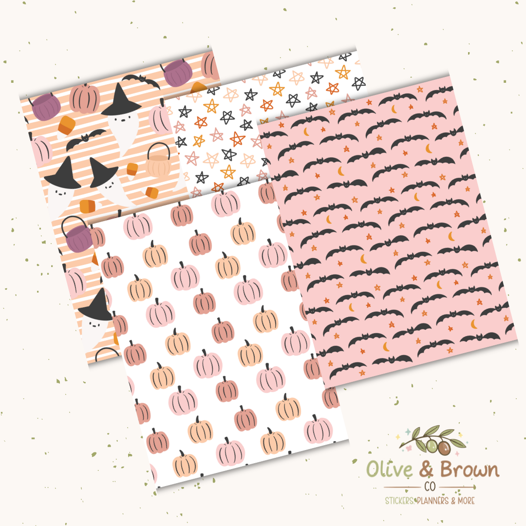 Sweet & Spooky II Journal Backgrounds