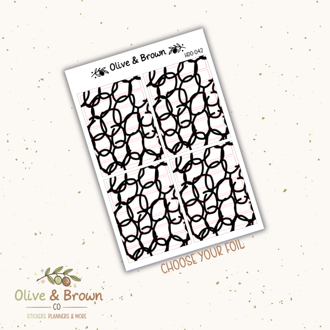 Header Overlay Sticker Sheet II HDO-042