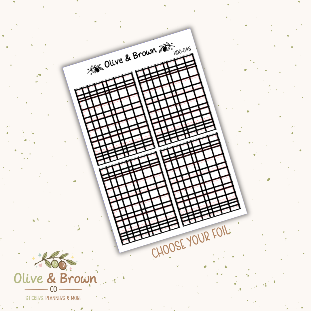 Header Overlay Sticker Sheet II HDO-045