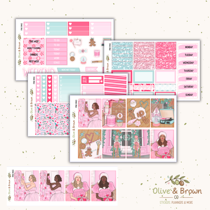 Pink Xmas II Weekly Kit