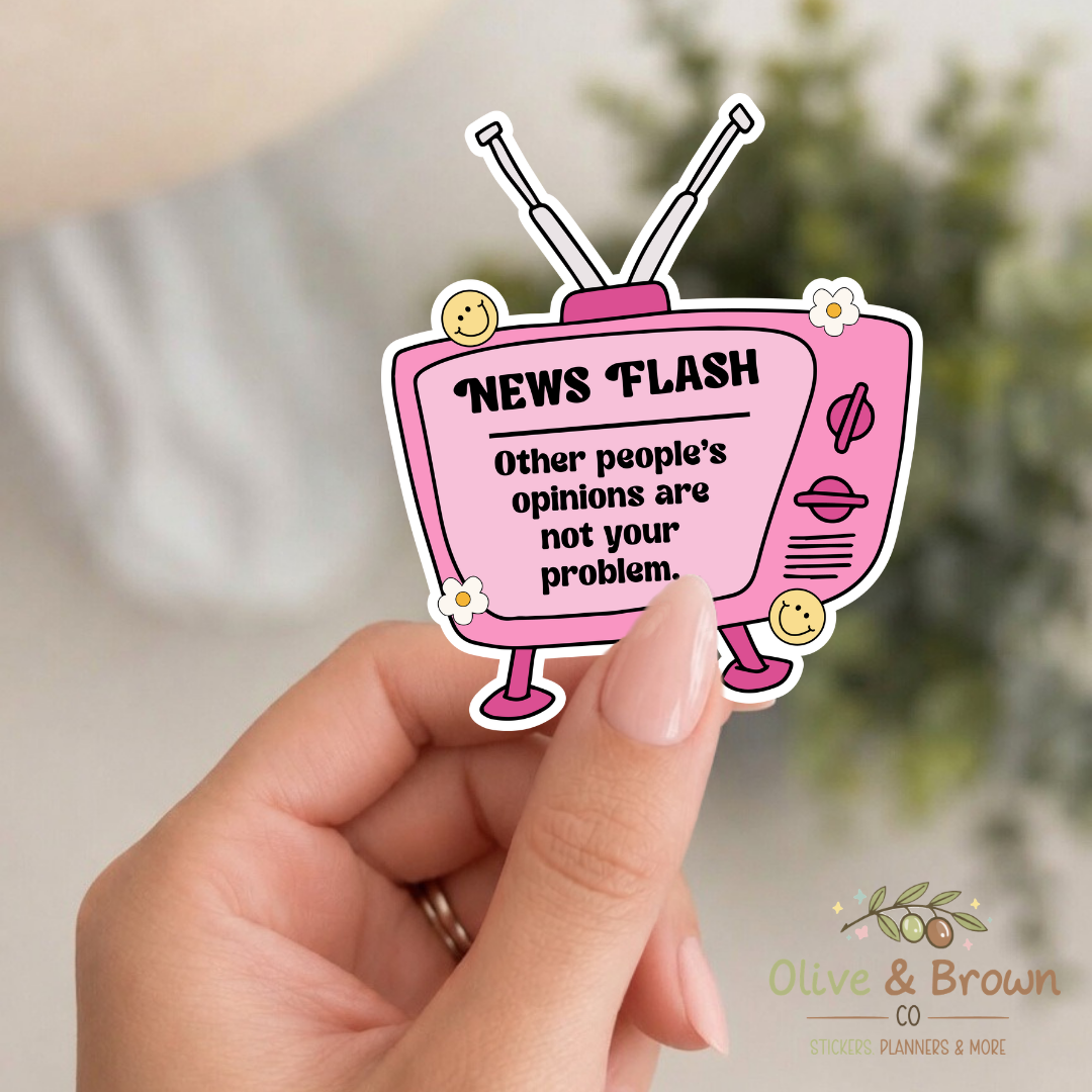 News Flash II Vinyl Die- Cut