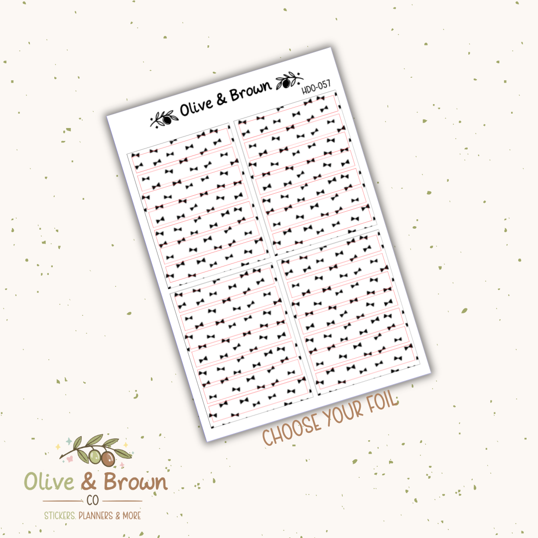 Header Overlay Sticker Sheet II HDO-057