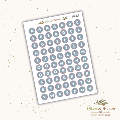 Bubble Letter Sheets II V1