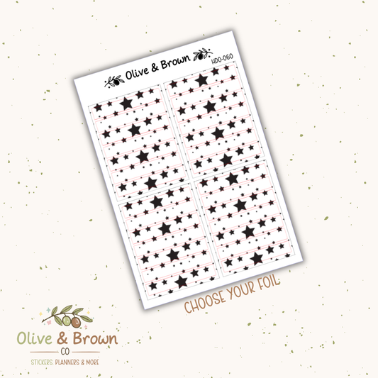 Header Overlay Sticker Sheet II HDO-060